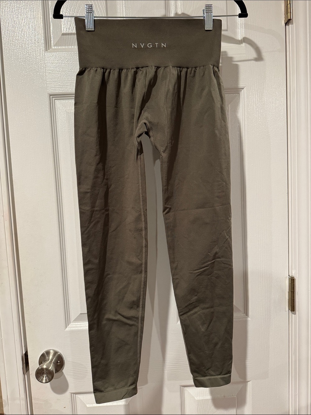 NVGTN Olive Green Seamless High-Waist Leggings